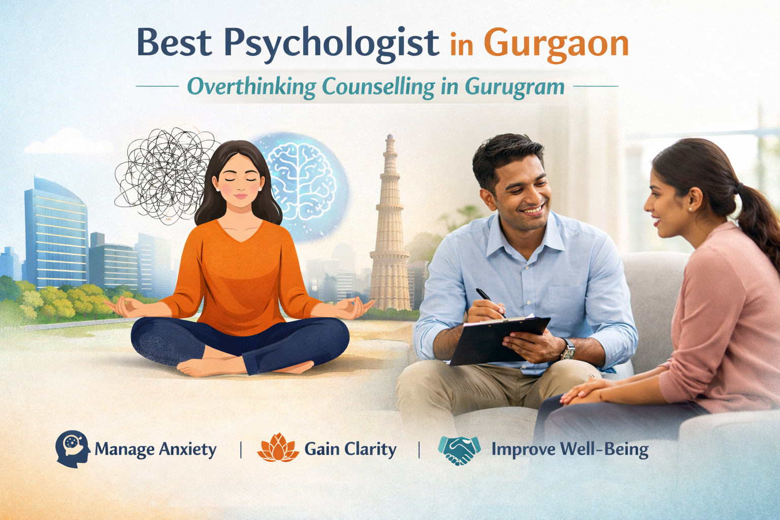 Finding Mental Peace with the Best Psychologist in Gurgaon